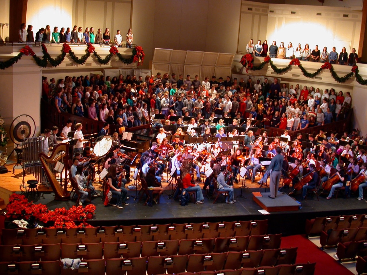 Klein HS Christmas rehearsal
