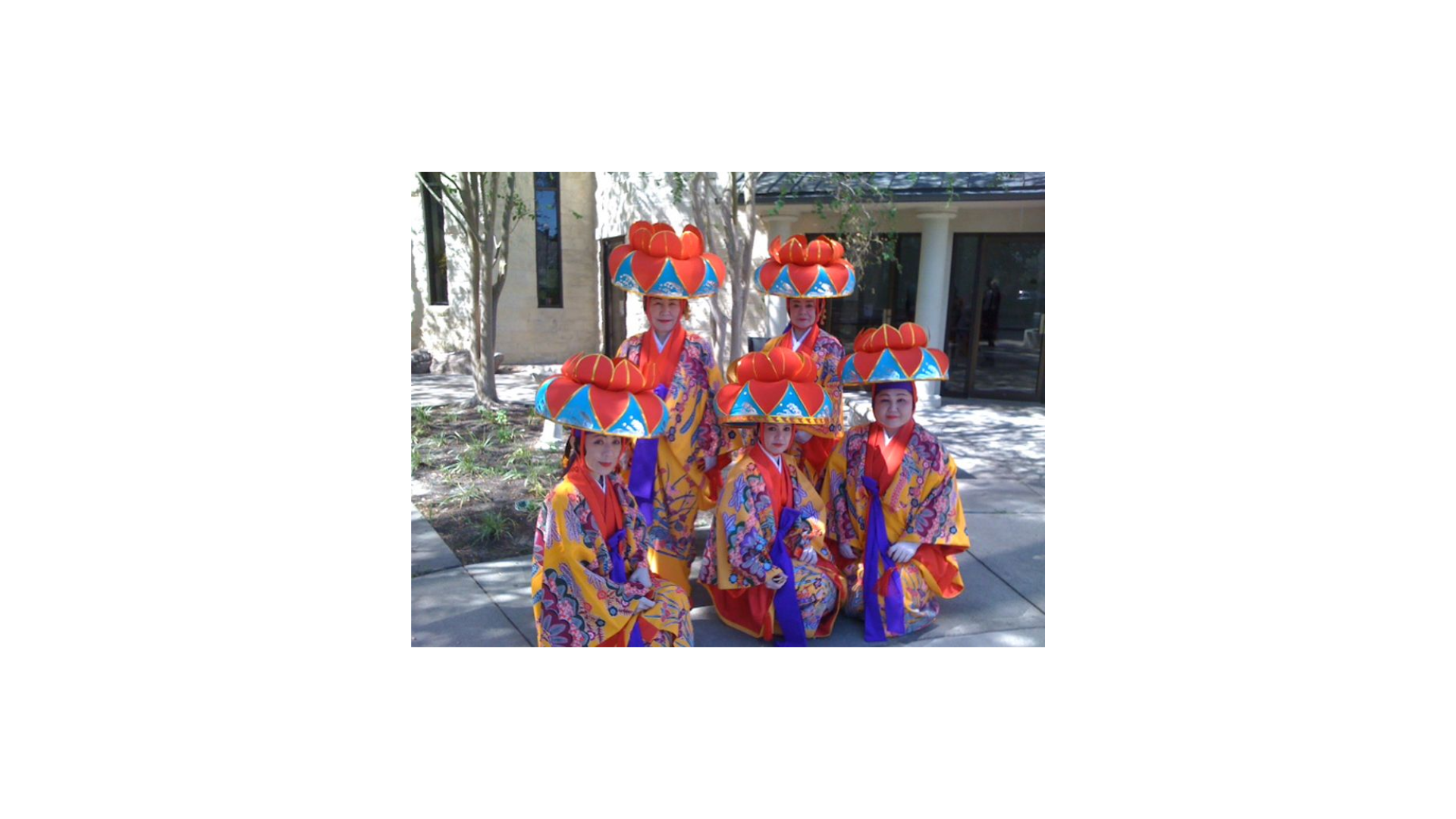 Asian cultural dancers