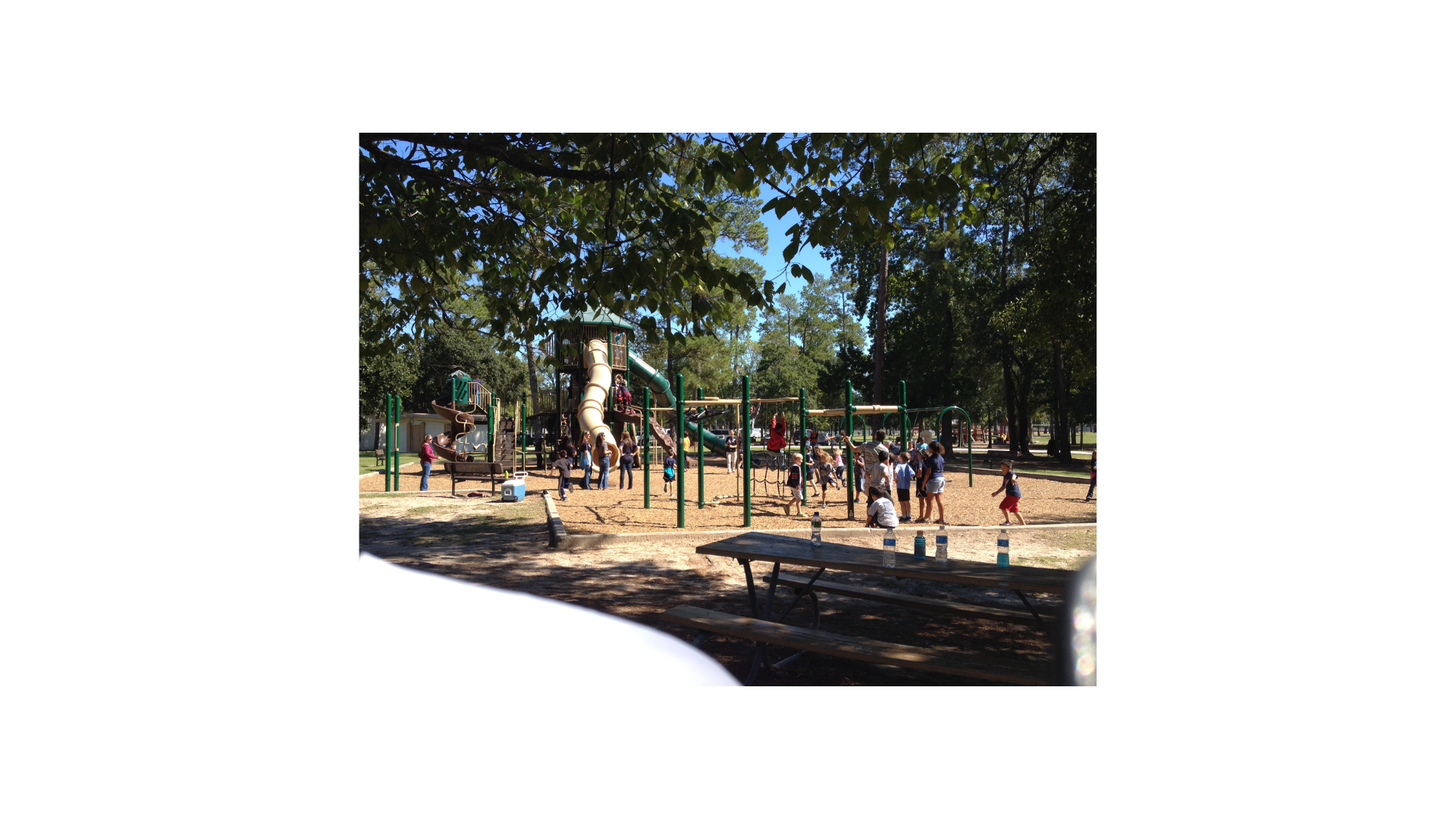Playground along the Cypress Creek Greenway