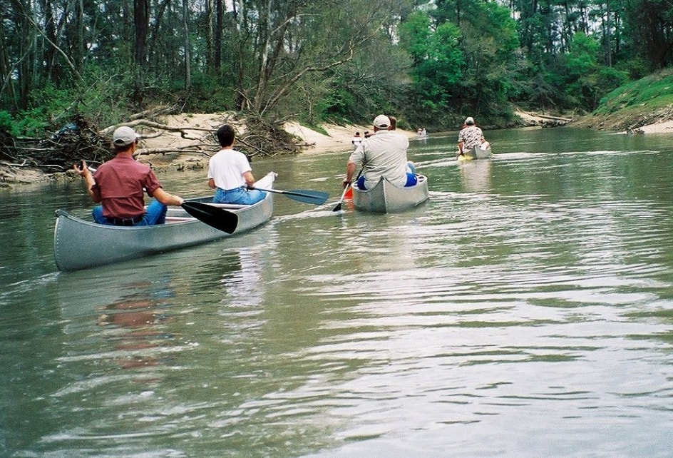 Canoeing on Cypress Creek Greenway